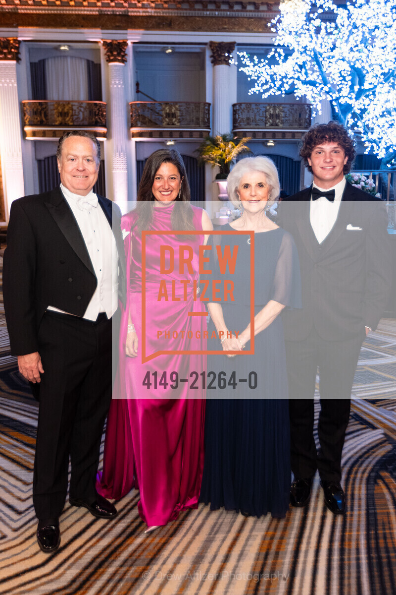 Thatcher Davis, Shannon Davis, Maureen Sansevero, Latham Davis, California Pacific Medical Center's 2023 Debutante Ball, The Westin St. Francis San Francisco on Union Square, 335 Powell St, SF. The Westin St. Francis San Francisco on Union Square, 335 Powell St, SF, Photo #4149-21264-0 Thatcher Davis, Shannon Davis, Maureen Sansevero, Latham Davis, Photo #4149-21264-0