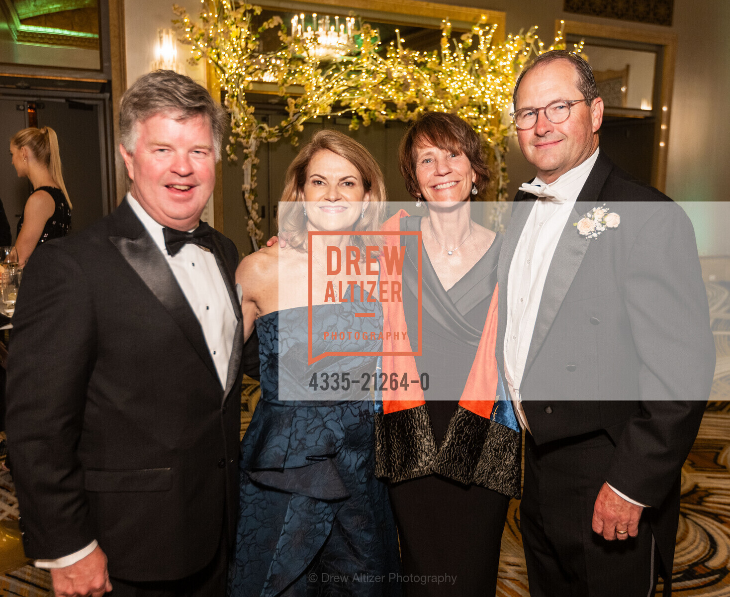 Bob Weber, Julie Ashley, Nancy Weber, Steven Ashley, California Pacific Medical Center's 2023 Debutante Ball, The Westin St. Francis San Francisco on Union Square, 335 Powell St, SF. The Westin St. Francis San Francisco on Union Square, 335 Powell St, SF, Photo #4335-21264-0 Bob Weber, Julie Ashley, Nancy Weber, Steven Ashley, Photo #4335-21264-0
