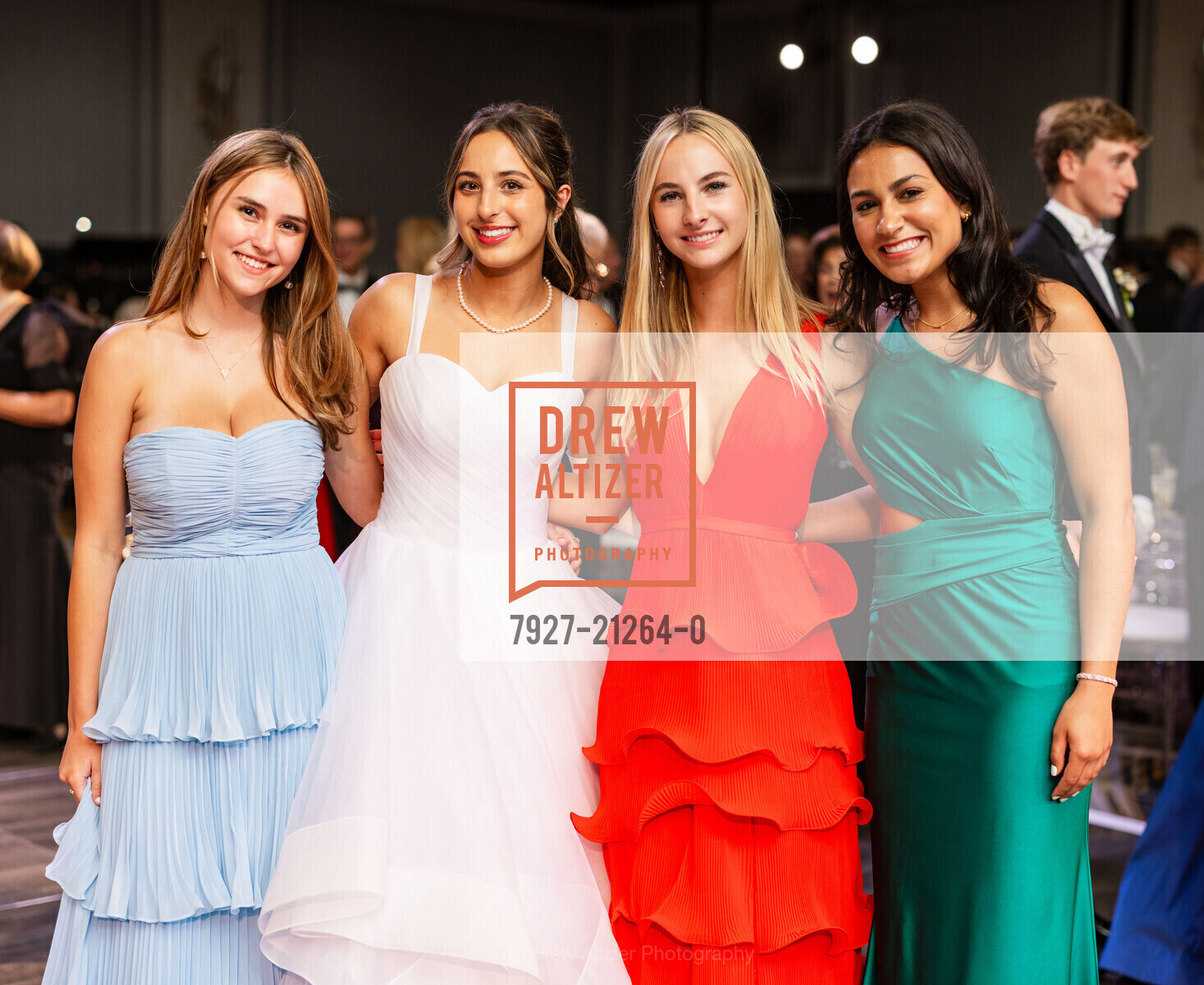 Leila Dahlem, Jasmine Christine Bartlett, Reagan Poland, Anya Ferreira, California Pacific Medical Center's 2023 Debutante Ball, The Westin St. Francis San Francisco on Union Square, 335 Powell St, SF. The Westin St. Francis San Francisco on Union Square, 335 Powell St, SF, Photo #7927-21264-0 Leila Dahlem, Jasmine Christine Bartlett, Reagan Poland, Anya Ferreira, Photo #7927-21264-0