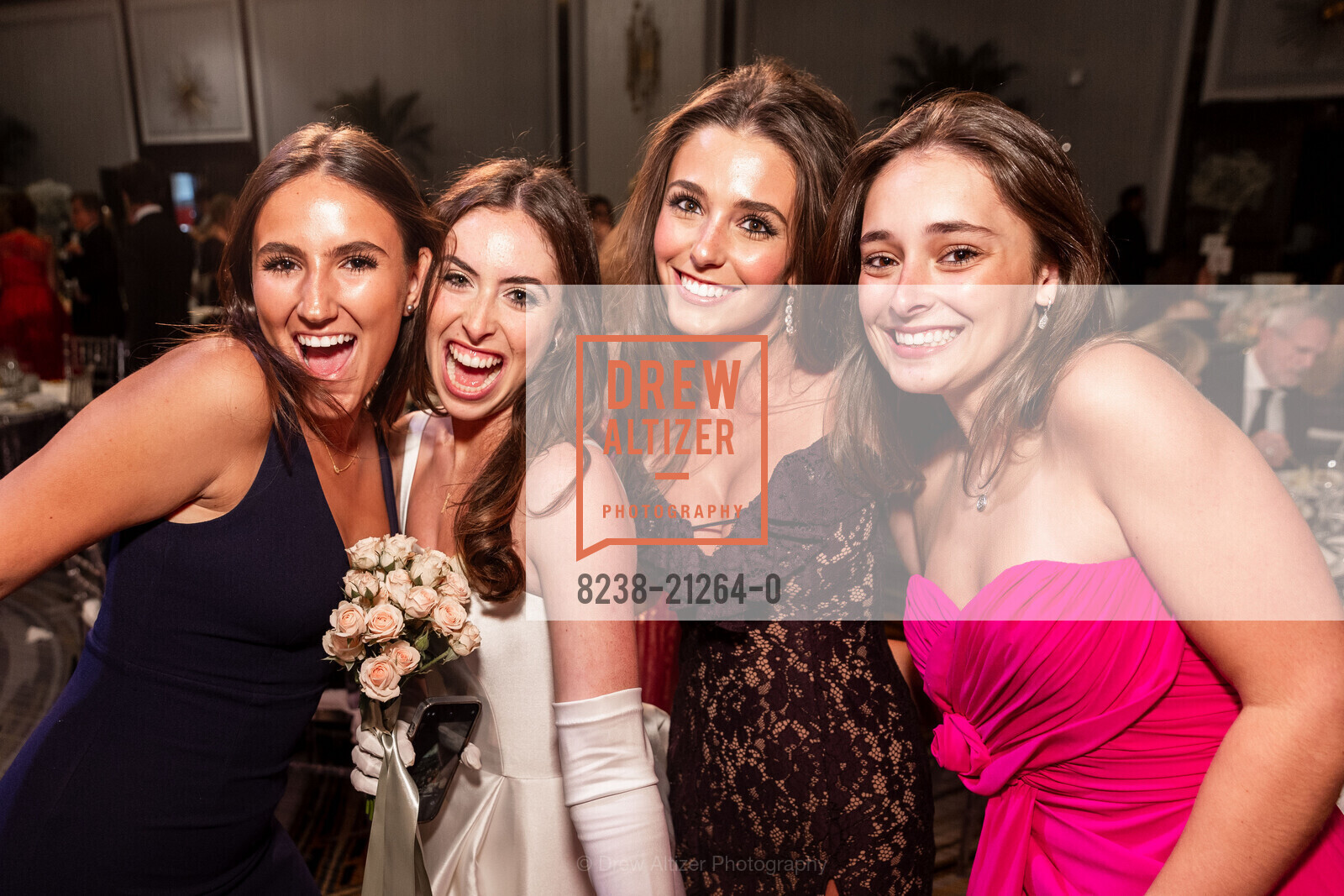 Lauren Poland, Natalie Svendsen, Madison Svendsen, Josie Borden, California Pacific Medical Center's 2023 Debutante Ball, The Westin St. Francis San Francisco on Union Square, 335 Powell St, SF. The Westin St. Francis San Francisco on Union Square, 335 Powell St, SF, Photo #8238-21264-0 Lauren Poland, Natalie Svendsen, Madison Svendsen, Josie Borden, Photo #8238-21264-0