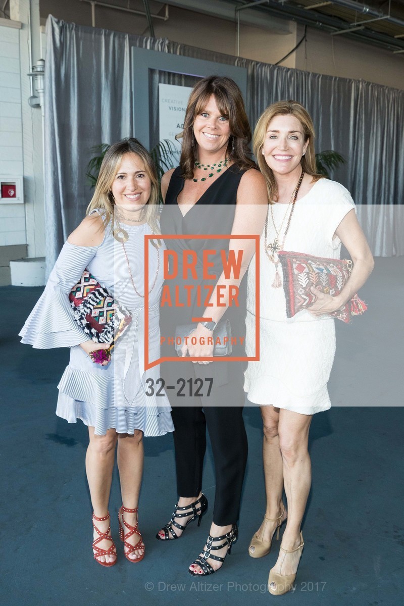 Ingrid Carney, Christine Gardner, Maggie Mack, EWG's 8th Annual Earth Dinner, Pier 35. 1454 The Embarcadero, May 2nd, 2017, Photo #32-2127 Ingrid Carney, Christine Gardner, Maggie Mack, Photo #32-2127