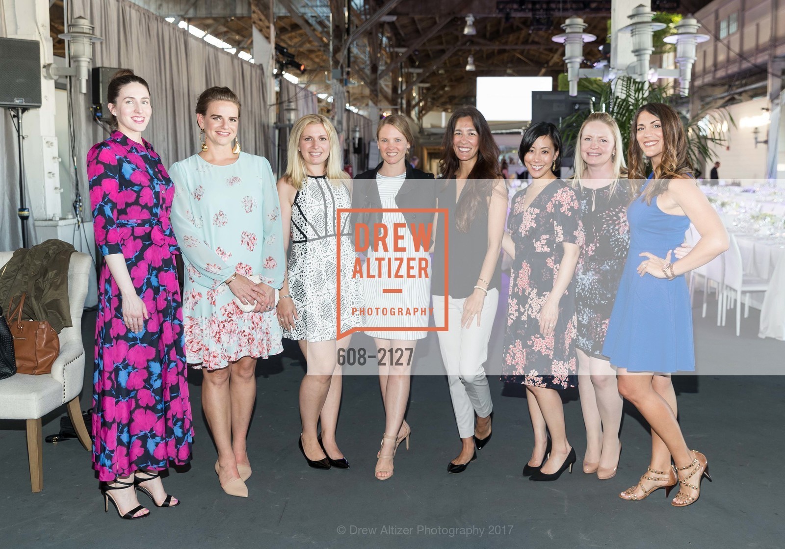 Hannah Gordon, Emily Heitman, Melissa Perkovich, Danielle York, Thea Guido, Jennifer Fu, EWG's 8th Annual Earth Dinner, Pier 35. 1454 The Embarcadero, May 2nd, 2017, Photo #608-2127 Hannah Gordon, Emily Heitman, Melissa Perkovich, Danielle York, Thea Guido, Jennifer Fu, Photo #608-2127