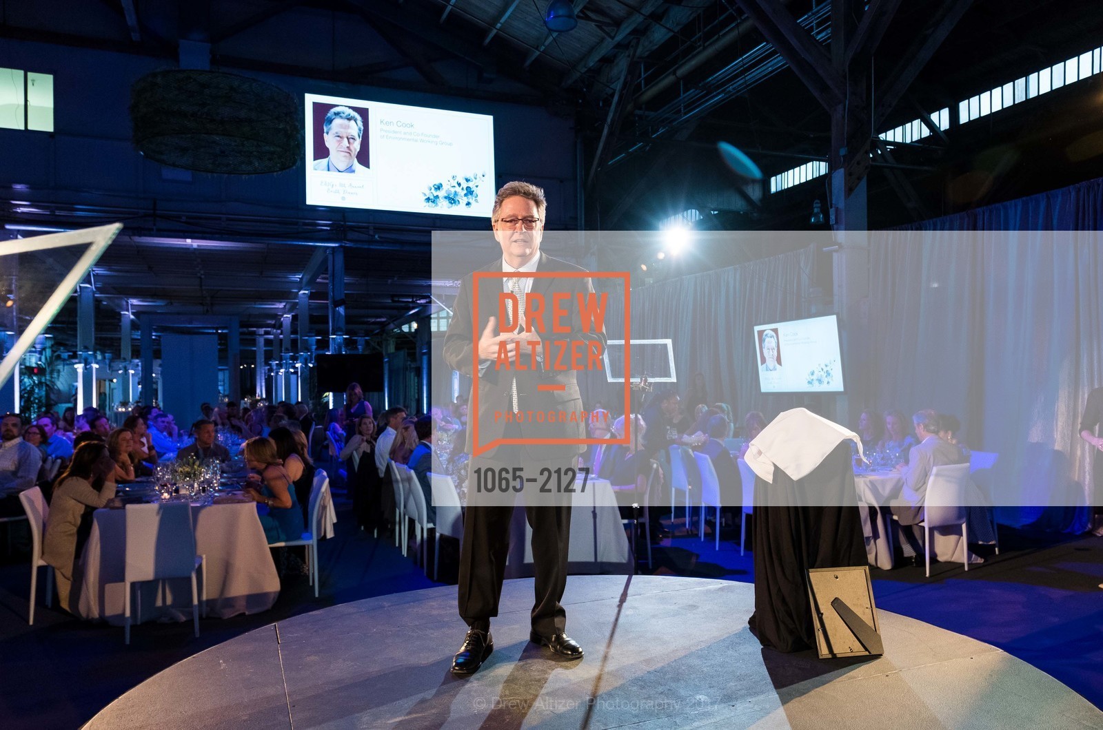 Ken Cook, EWG's 8th Annual Earth Dinner, Pier 35. 1454 The Embarcadero, May 2nd, 2017, Photo #1065-2127 Ken Cook, Photo #1065-2127