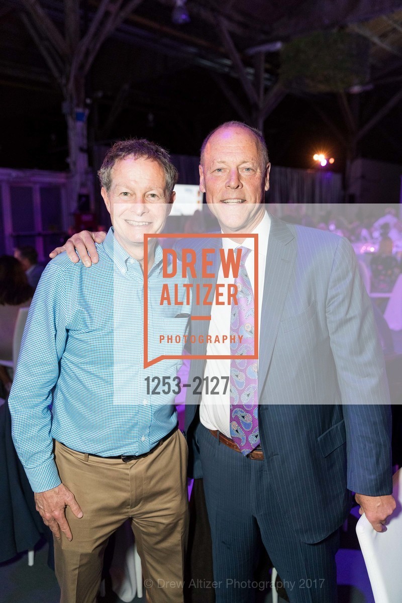 John Mackey, Walter Robb, EWG's 8th Annual Earth Dinner, Pier 35. 1454 The Embarcadero, May 2nd, 2017, Photo #1253-2127 John Mackey, Walter Robb, Photo #1253-2127