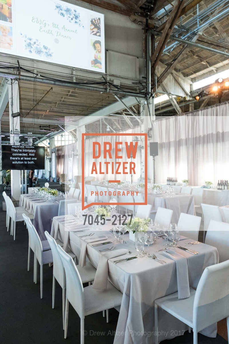 Atmosphere, EWG's 8th Annual Earth Dinner, Pier 35. 1454 The Embarcadero, May 2nd, 2017, Photo #7045-2127 Atmosphere, Photo #7045-2127