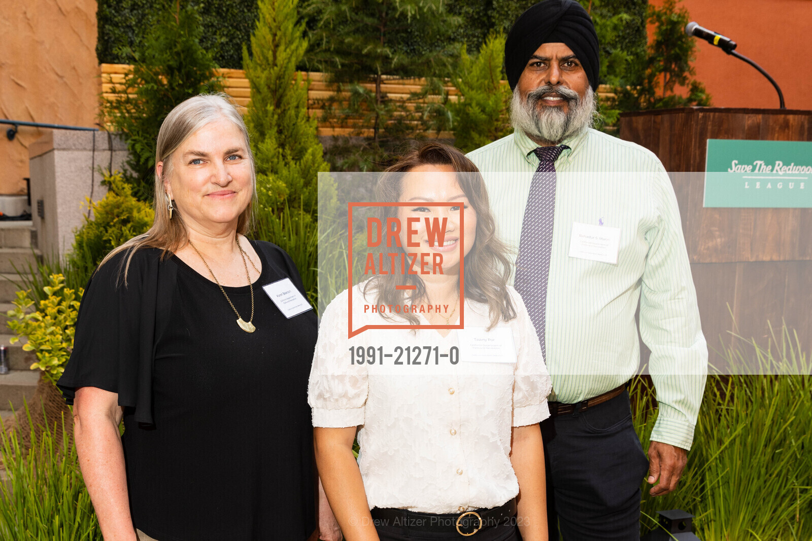 Karen Bearson, Bahadur Mann, Tawny Por, California State Parks Week Celebration with Save the Redwoods League, California Museum @ 1020 O St, Sacramento, CA 95814 US. California Museum @ 1020 O St, Sacramento, CA 95814 US, June 14th, 2023, Photo #1991-21271-0 Karen Bearson, Bahadur Mann, Tawny Por, Photo #1991-21271-0