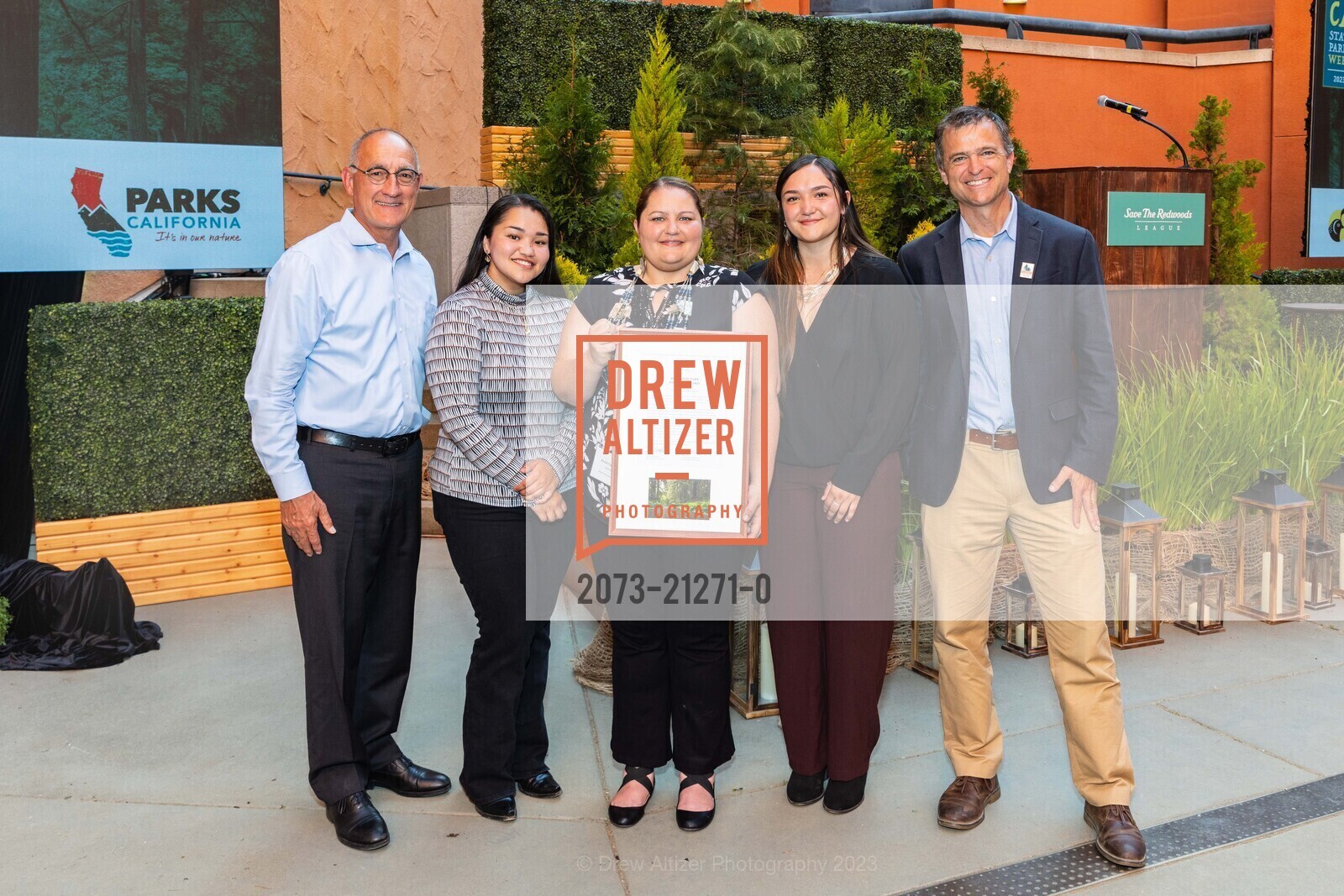 Armando Quintero, Princess Colegrove, Rosie Clayburn, Kese McQuillen, Sam Hodder, California State Parks Week Celebration with Save the Redwoods League, California Museum @ 1020 O St, Sacramento, CA 95814 US. California Museum @ 1020 O St, Sacramento, CA 95814 US, June 14th, 2023, Photo #2073-21271-0 Armando Quintero, Princess Colegrove, Rosie Clayburn, Kese McQuillen, Sam Hodder, Photo #2073-21271-0