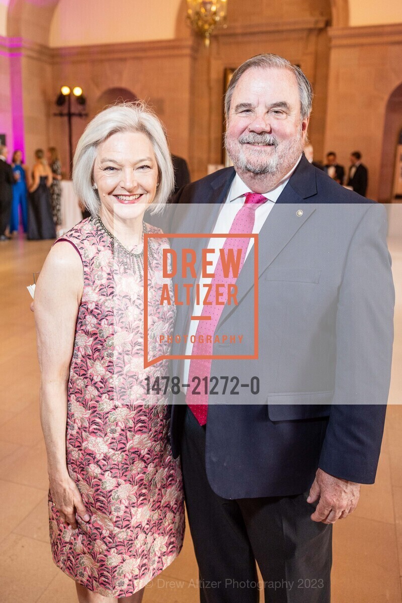 Suzanne Vaucher, Bill Stensrud, San Francisco Opera's Centennial Anniversary Concert and Dinner with the Artists, War Memorial Opera House @ 301 Van Ness Ave, SF, CA 94102 US. War Memorial Opera House @ 301 Van Ness Ave, SF, CA 94102 US, June 16th, 2023, Photo #1478-21272-0 Suzanne Vaucher, Bill Stensrud, Photo #1478-21272-0