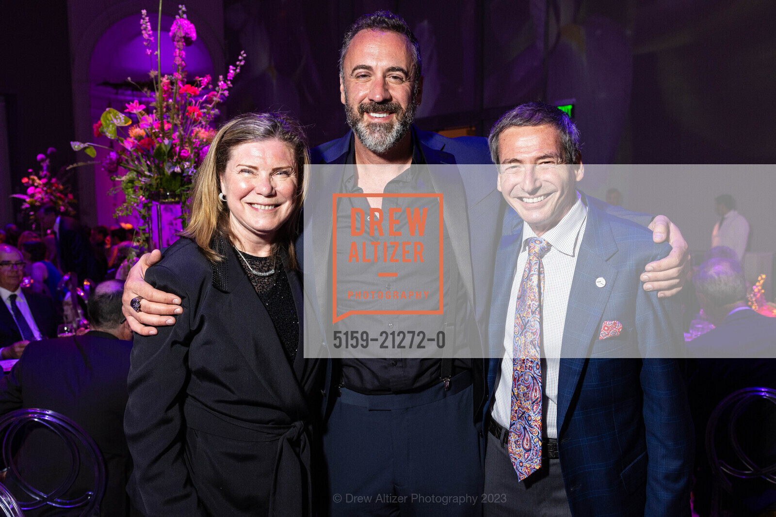 Linda Rebrovic, Christian Van Horn, Robert Vladem, San Francisco Opera's Centennial Anniversary Concert and Dinner with the Artists, War Memorial Opera House @ 301 Van Ness Ave, SF, CA 94102 US. War Memorial Opera House @ 301 Van Ness Ave, SF, CA 94102 US, June 16th, 2023, Photo #5159-21272-0 Linda Rebrovic, Christian Van Horn, Robert Vladem, Photo #5159-21272-0