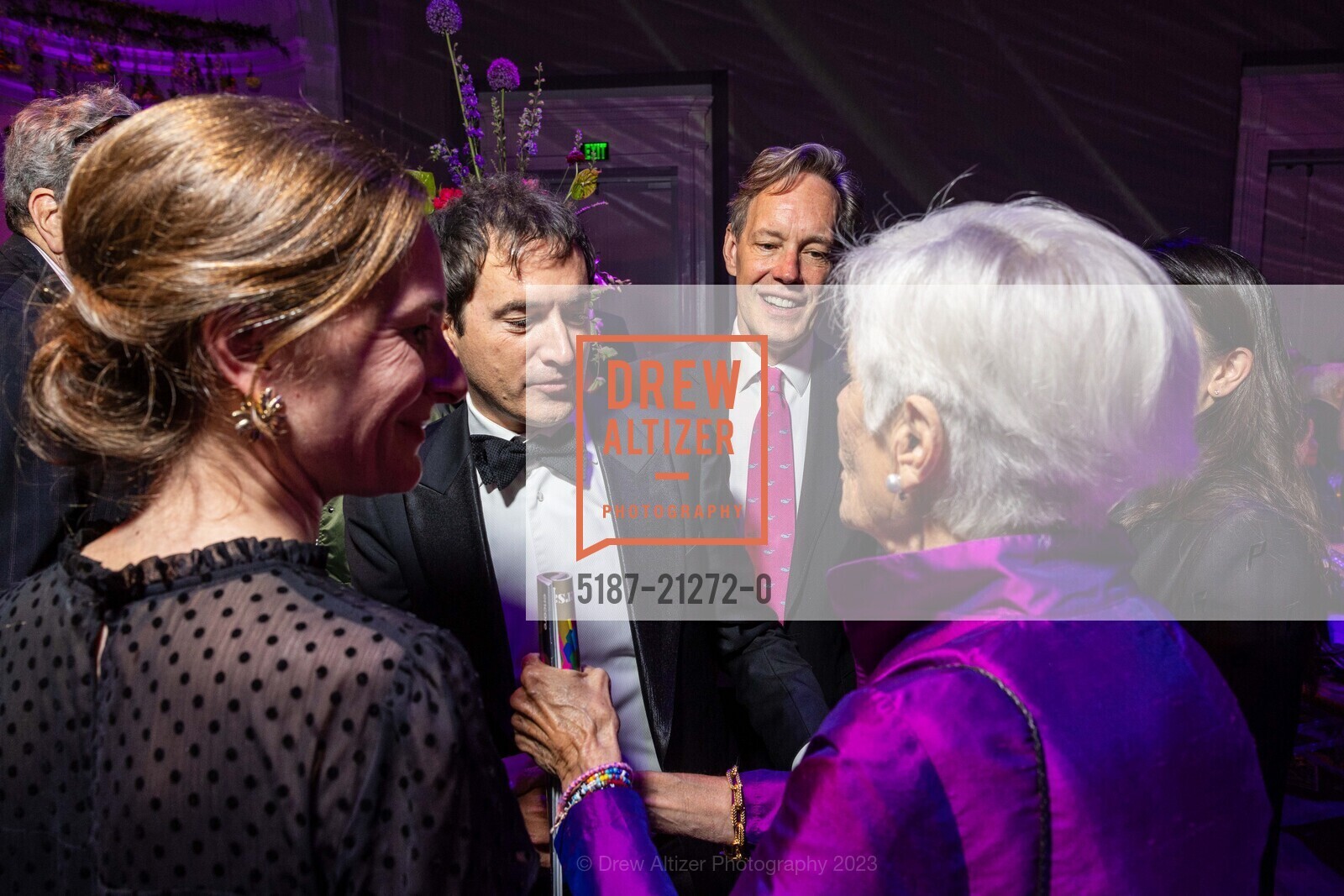 Sabrina Adler, Mason Bates, Jake Heggie, Nancy Adler, San Francisco Opera's Centennial Anniversary Concert and Dinner with the Artists, War Memorial Opera House @ 301 Van Ness Ave, SF, CA 94102 US. War Memorial Opera House @ 301 Van Ness Ave, SF, CA 94102 US, June 16th, 2023, Photo #5187-21272-0 Sabrina Adler, Mason Bates, Jake Heggie, Nancy Adler, Photo #5187-21272-0