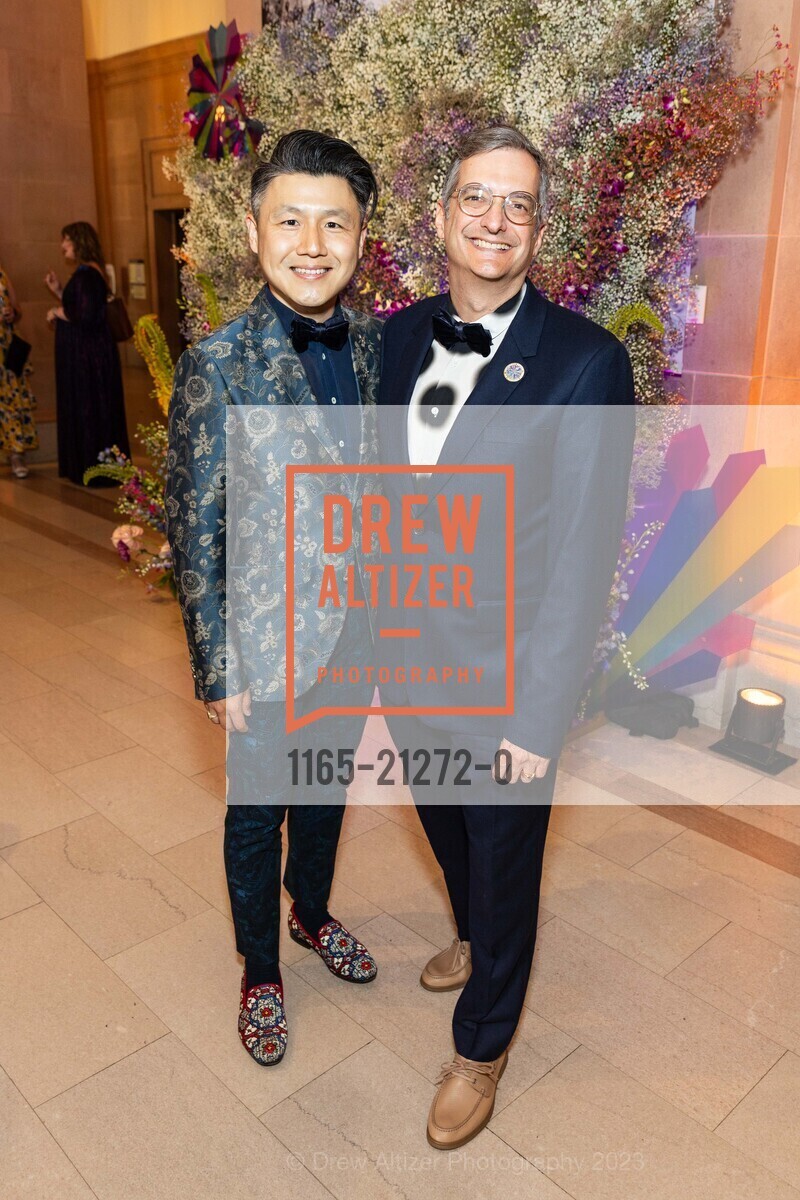 Charlie Gu, Thomas Alfieri, San Francisco Opera's Centennial Anniversary Concert and Dinner with the Artists, War Memorial Opera House @ 301 Van Ness Ave, SF, CA 94102 US. War Memorial Opera House @ 301 Van Ness Ave, SF, CA 94102 US, June 16th, 2023, Photo #1165-21272-0 Charlie Gu, Thomas Alfieri, Photo #1165-21272-0