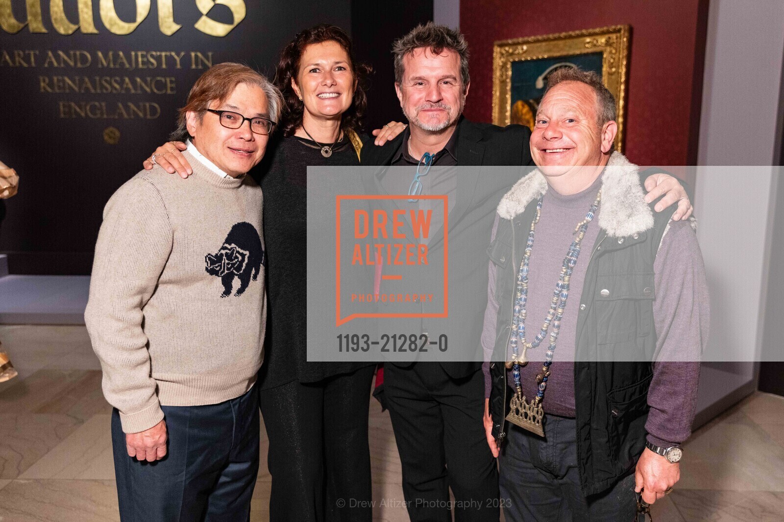 Jorge Young, Ilaria Malandra, Scott Dranam, Dan Hendel, The Tudors Donor Opening Night 2023, Legion of Honor @ 100 34th Ave, SF, CA 94121 US. Legion of Honor @ 100 34th Ave, SF, CA 94121 US, June 22nd, 2023, Photo #1193-21282-0 Jorge Young, Ilaria Malandra, Scott Dranam, Dan Hendel, Photo #1193-21282-0