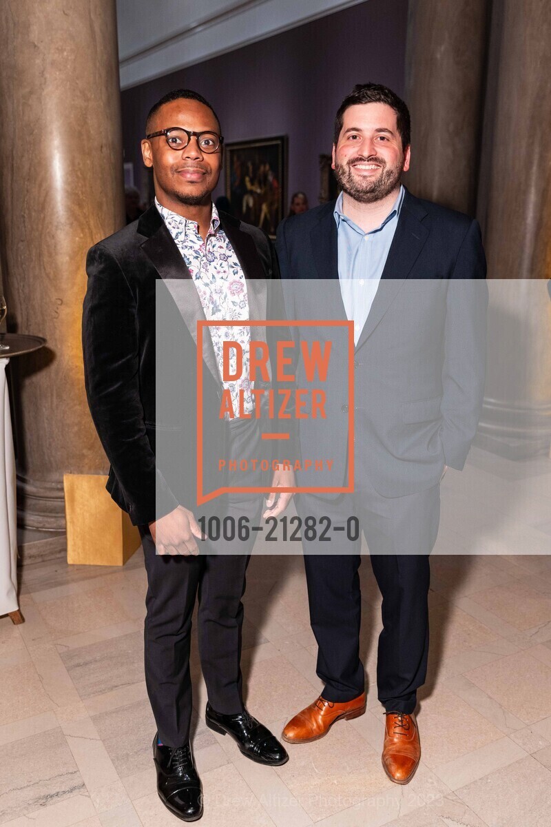 Brandon George, Adam Eaker, The Tudors Donor Opening Night 2023, Legion of Honor @ 100 34th Ave, SF, CA 94121 US. Legion of Honor @ 100 34th Ave, SF, CA 94121 US, June 22nd, 2023, Photo #1006-21282-0 Brandon George, Adam Eaker, Photo #1006-21282-0