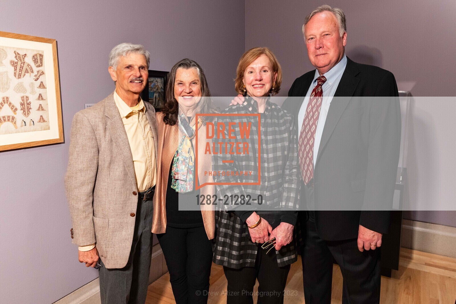 Charles Browne, Linda Jaeger, Nancy Noakes, Jeff Noakes, The Tudors Donor Opening Night 2023, Legion of Honor @ 100 34th Ave, SF, CA 94121 US. Legion of Honor @ 100 34th Ave, SF, CA 94121 US, June 22nd, 2023, Photo #1282-21282-0 Charles Browne, Linda Jaeger, Nancy Noakes, Jeff Noakes, Photo #1282-21282-0
