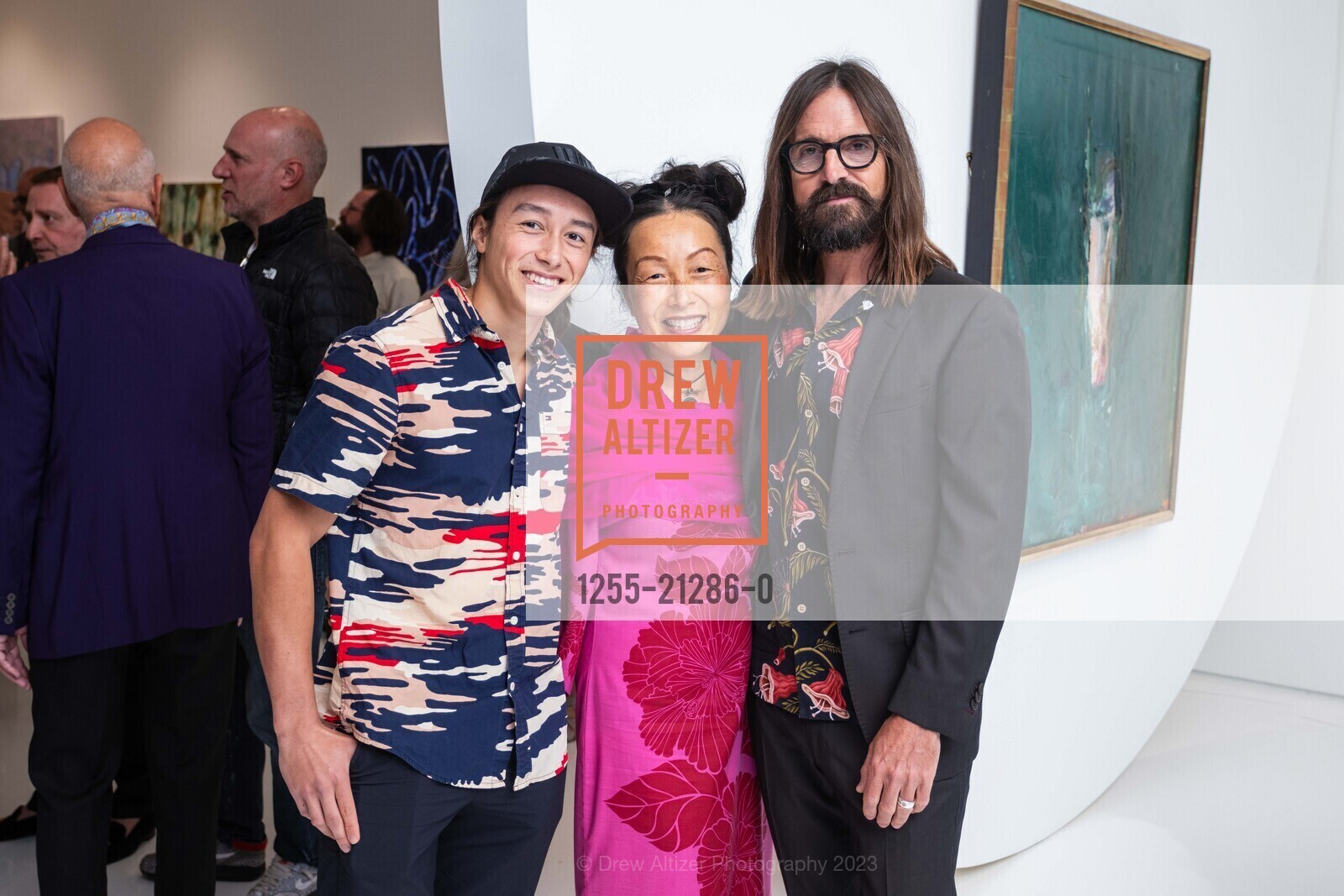 Zane Steely, Cathy Liu, Craig Steely, Serge Sorokko Gallery and Martin Ray Winery host Private Gallery Opening, 1500 First Street, Napa CA 94559 @ CA US. 1500 First Street, Napa CA 94559 @ CA US, June 23rd, 2023, Photo #1255-21286-0 Zane Steely, Cathy Liu, Craig Steely, Photo #1255-21286-0