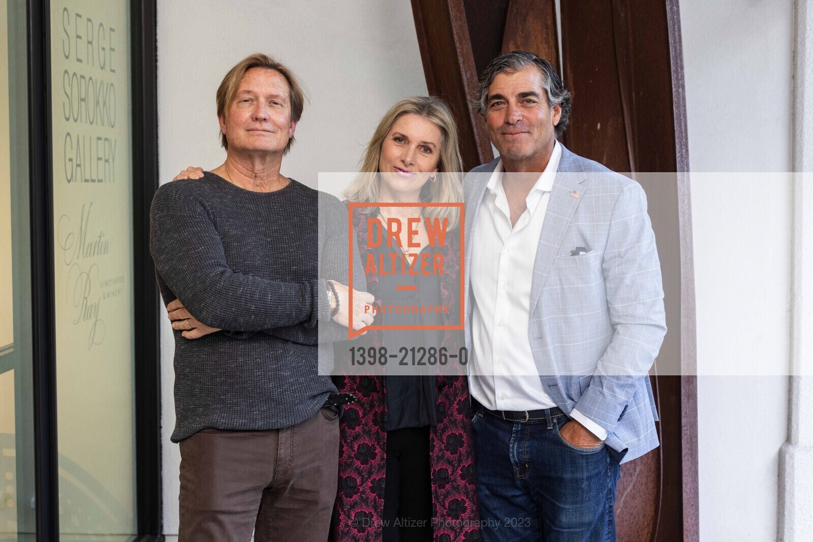 Quay Hays, Sharon Hays, Keith Ross, Serge Sorokko Gallery and Martin Ray Winery host Private Gallery Opening, 1500 First Street, Napa CA 94559 @ CA US. 1500 First Street, Napa CA 94559 @ CA US, June 23rd, 2023, Photo #1398-21286-0 Quay Hays, Sharon Hays, Keith Ross, Photo #1398-21286-0