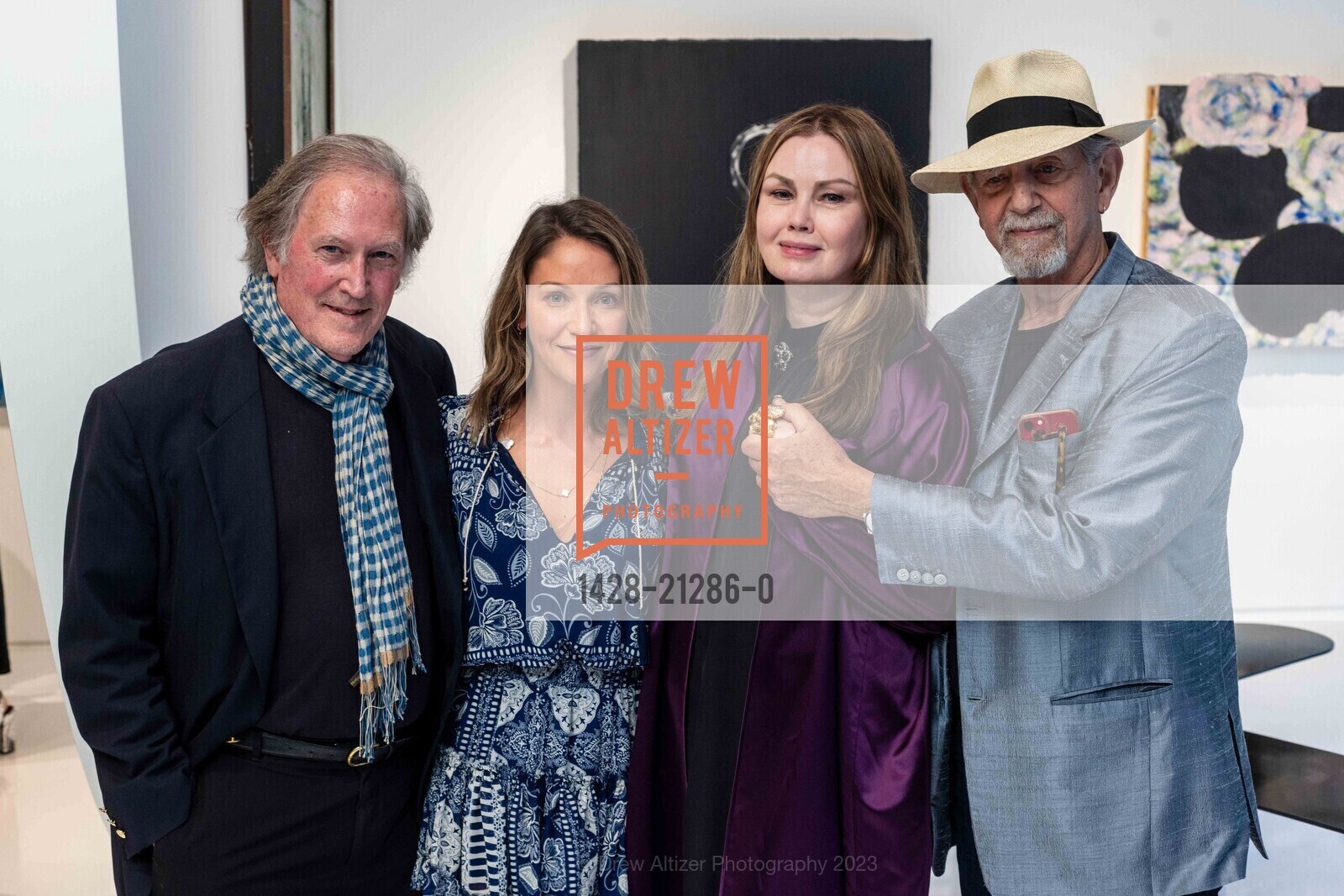 Robert Flynn Johnson, Katya Sorokko Spencer, Tatiana Sorokko, Peter Coyote, Serge Sorokko Gallery and Martin Ray Winery host Private Gallery Opening, 1500 First Street, Napa CA 94559 @ CA US. 1500 First Street, Napa CA 94559 @ CA US, June 23rd, 2023, Photo #1428-21286-0 Robert Flynn Johnson, Katya Sorokko Spencer, Tatiana Sorokko, Peter Coyote, Photo #1428-21286-0