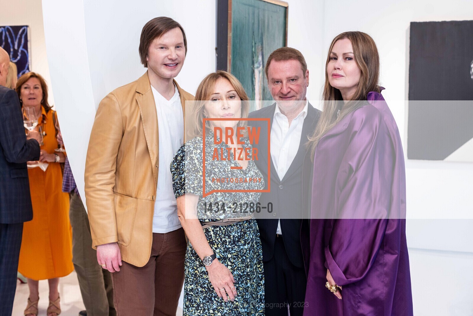 Ivan Bekichev, Luba Troyanovsky, Serge Sorokko, Tatiana Sorokko, Serge Sorokko Gallery and Martin Ray Winery host Private Gallery Opening, 1500 First Street, Napa CA 94559 @ CA US. 1500 First Street, Napa CA 94559 @ CA US, June 23rd, 2023, Photo #1434-21286-0 Ivan Bekichev, Luba Troyanovsky, Serge Sorokko, Tatiana Sorokko, Photo #1434-21286-0