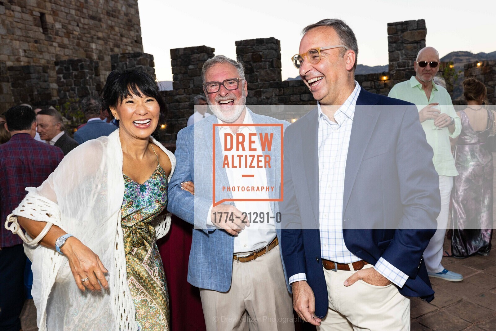 Andrea Morano, Alan Varela, Opening Night with Festival Orchestra Napa & Patron Dinner at Castello di Amorosa for Festival Napa Valley 2023, Charles Krug @ 2800 Main St, St Helena, CA 94574 US & Castello di Amorosa @ 4045 St Helena Hwy, Calistoga, CA 94515 US. Charles Krug @ 2800 Main St, St Helena, CA 94574 US & Castello di Amorosa @ 4045 St Helena Hwy, Calistoga, CA 94515 US, July 14th, 2023, Photo #1774-21291-0 Andrea Morano, Alan Varela, Photo #1774-21291-0