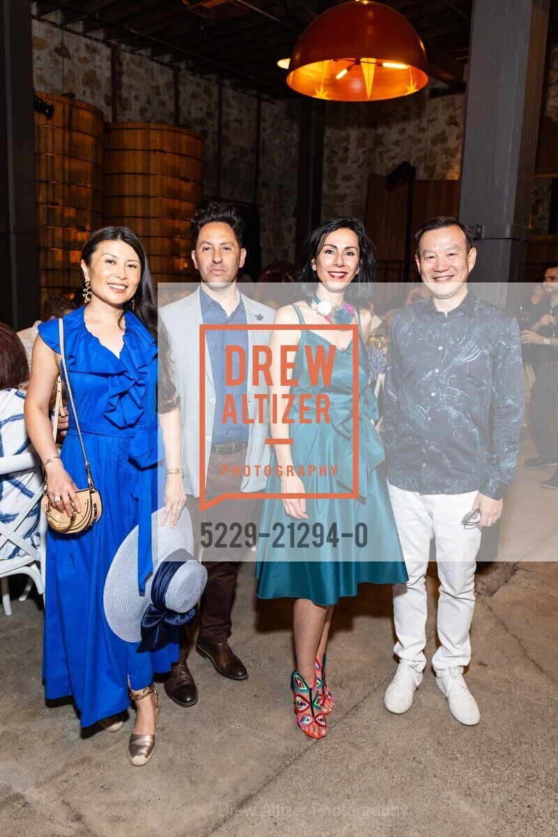 Sally Yu, Mauro Aprile Zanetti, Eva Zanetti, Jeff Shen, Vintner's Luncheon and Fashion Show with Neiman Marcus for Festival Napa Valley 2023, Frank Family Vineyards @ 1091 Larkmead Ln, Calistoga, CA 94515 US. Frank Family Vineyards @ 1091 Larkmead Ln, Calistoga, CA 94515 US, Photo #5229-21294-0 Sally Yu, Mauro Aprile Zanetti, Eva Zanetti, Jeff Shen, Photo #5229-21294-0