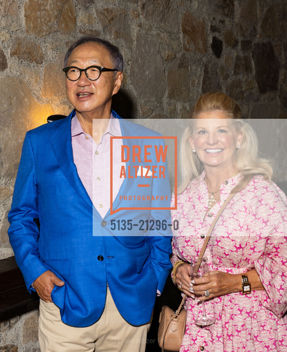 Hi Sang Lee, Carole Scalo, Vintner’s Luncheon at Dana Estates for Festival Napa Valley 2023, Dana Estates. 1500 Whitehall Ln, St Helena, CA 94574, July 16th, 2023, Photo #5135-21296-0 Hi Sang Lee, Carole Scalo, Photo #5135-21296-0