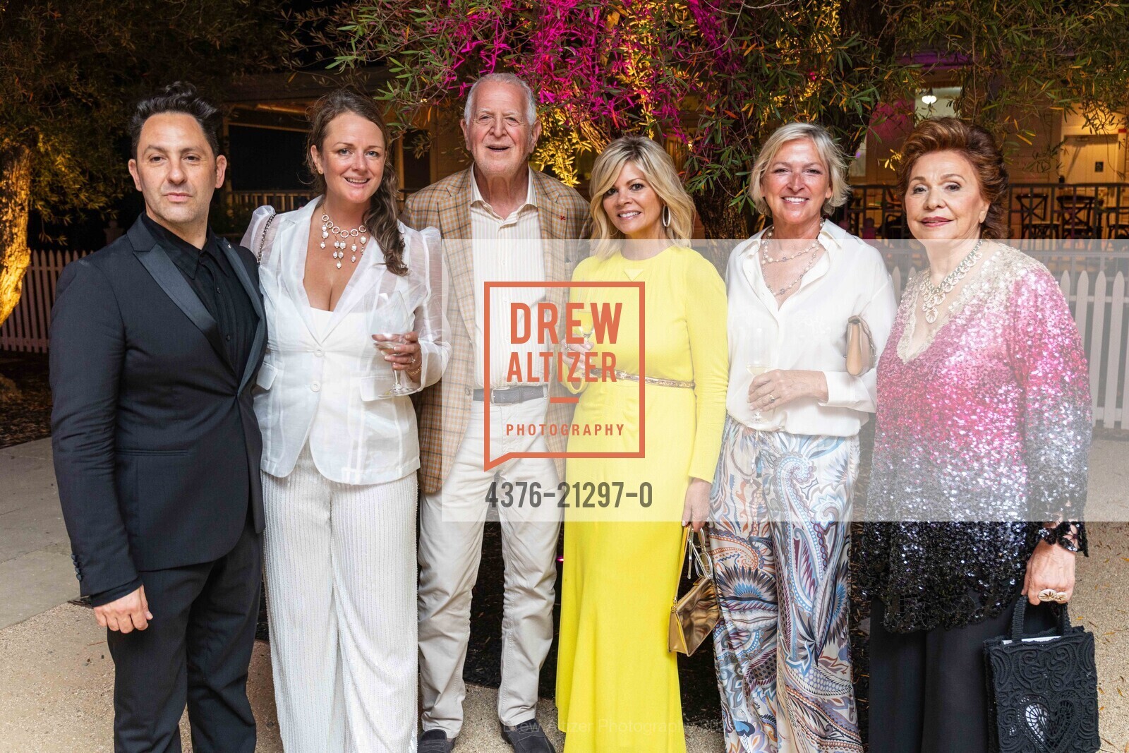 Mauro Aprile Zanetti, Tessa Edwards, Rich Frank, Leslie Frank, Anna Keggenohoff, Maria Manetti Shrem, Arts for All Gala featuring Carrie Underwood for Festival Napa Valley 2023, Nickel & Nickel @ 8164 St Helena Hwy, Oakville, CA 94562 US. Nickel & Nickel @ 8164 St Helena Hwy, Oakville, CA 94562 US, July 16th, 2023, Photo #4376-21297-0 Mauro Aprile Zanetti, Tessa Edwards, Rich Frank, Leslie Frank, Anna Keggenohoff, Maria Manetti Shrem, Photo #4376-21297-0