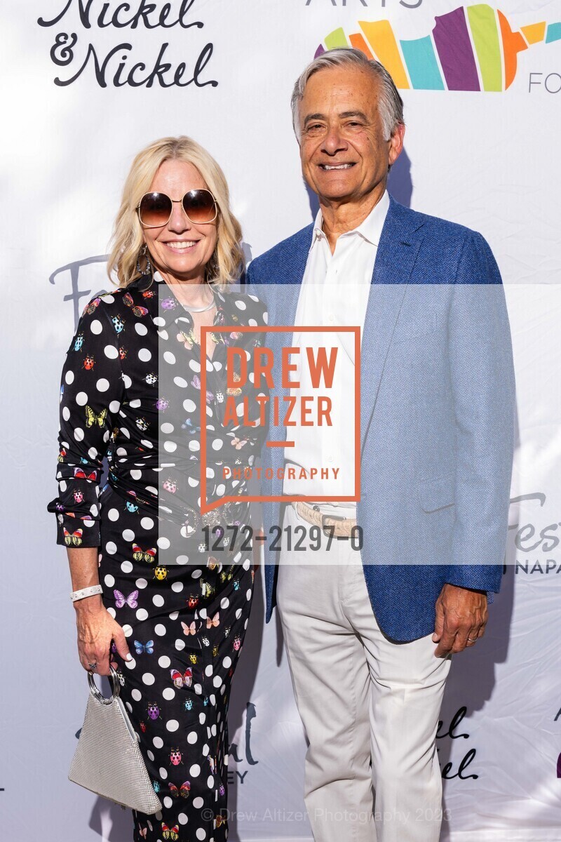 Kathleen McIntosh, Michael Covarrubias, Arts for All Gala featuring Carrie Underwood for Festival Napa Valley 2023, Nickel & Nickel @ 8164 St Helena Hwy, Oakville, CA 94562 US. Nickel & Nickel @ 8164 St Helena Hwy, Oakville, CA 94562 US, July 16th, 2023, Photo #1272-21297-0 Kathleen McIntosh, Michael Covarrubias, Photo #1272-21297-0