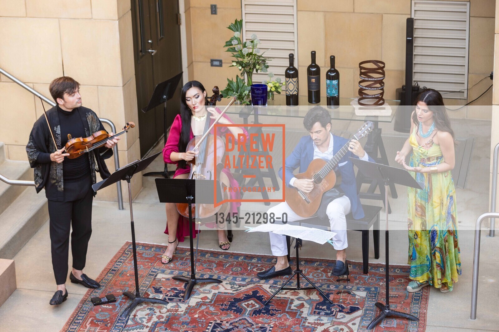 Francisco Fullana, SUUVI, Pablo Sainz Villegas, Serena Saenz, Donor Exclusive Dinner at Darioush for Festival Napa Valley 2023, Darioush @ 4240 Silverado Trail, Napa, CA 94558 US. Darioush @ 4240 Silverado Trail, Napa, CA 94558 US, Photo #1345-21298-0 Francisco Fullana, SUUVI, Pablo Sainz Villegas, Serena Saenz, Photo #1345-21298-0