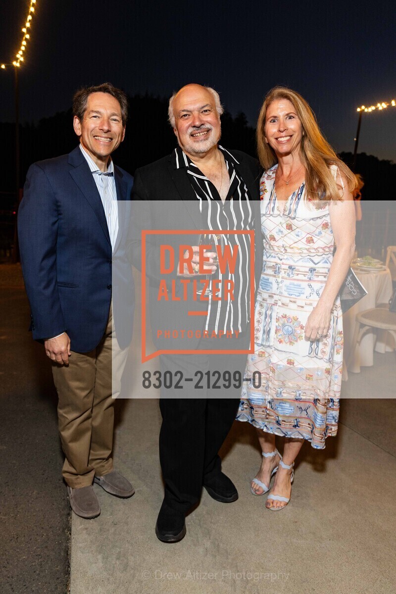 Raphael Edelman, Constantine Orbelian, Leslie Edelman, Seasons of Hope & Patron Dinner at Odette for Festival Napa Valley 2023, Charles Krug @ 2800 Main St, St Helena, CA 94574 US & Odette Estate Winery @ 5998 Silverado Trail, Napa, CA 94558 US. Charles Krug @ 2800 Main St, St Helena, CA 94574 US & Odette Estate Winery @ 5998 Silverado Trail, Napa, CA 94558 US, Photo #8302-21299-0 Raphael Edelman, Constantine Orbelian, Leslie Edelman, Photo #8302-21299-0