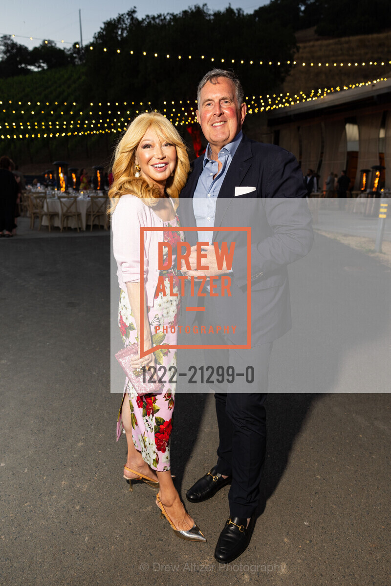 Elizabeth Segerstrom, Ken Moore, Seasons of Hope & Patron Dinner at Odette for Festival Napa Valley 2023, Charles Krug @ 2800 Main St, St Helena, CA 94574 US & Odette Estate Winery @ 5998 Silverado Trail, Napa, CA 94558 US. Charles Krug @ 2800 Main St, St Helena, CA 94574 US & Odette Estate Winery @ 5998 Silverado Trail, Napa, CA 94558 US, Photo #1222-21299-0 Elizabeth Segerstrom, Ken Moore, Photo #1222-21299-0