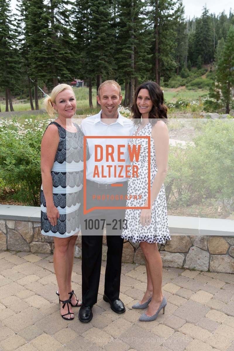 Kristen DeMay, Chris DeMay, Darcie Collins, Gucci & Vogue Dinner, Ritz-Carlton, Lake Tahoe. Ritz-Carlton, Lake Tahoe, July 31st, 2015, Photo #1007-213 Kristen DeMay, Chris DeMay, Darcie Collins, Photo #1007-213