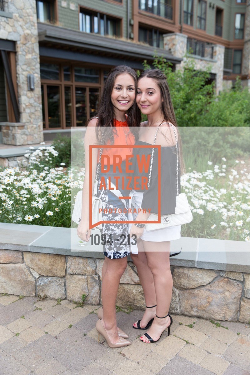 Sydney Seligman, Jenni Gellman, Gucci & Vogue Dinner, Ritz-Carlton, Lake Tahoe. Ritz-Carlton, Lake Tahoe, July 31st, 2015, Photo #1094-213 Sydney Seligman, Jenni Gellman, Photo #1094-213