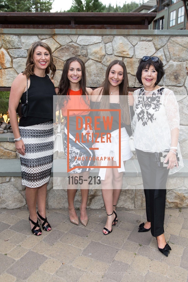 Michelle Jensen, Sydney Seligman, Jenni Gellman, Tyril Seligman, League to Save Lake Tahoe Sponsor Cocktail Party, Ritz-Carlton, Lake Tahoe, July 31st, 2015,Drew Altizer, Drew Altizer Photography, full-service agency, private events, San Francisco photographer, photographer california