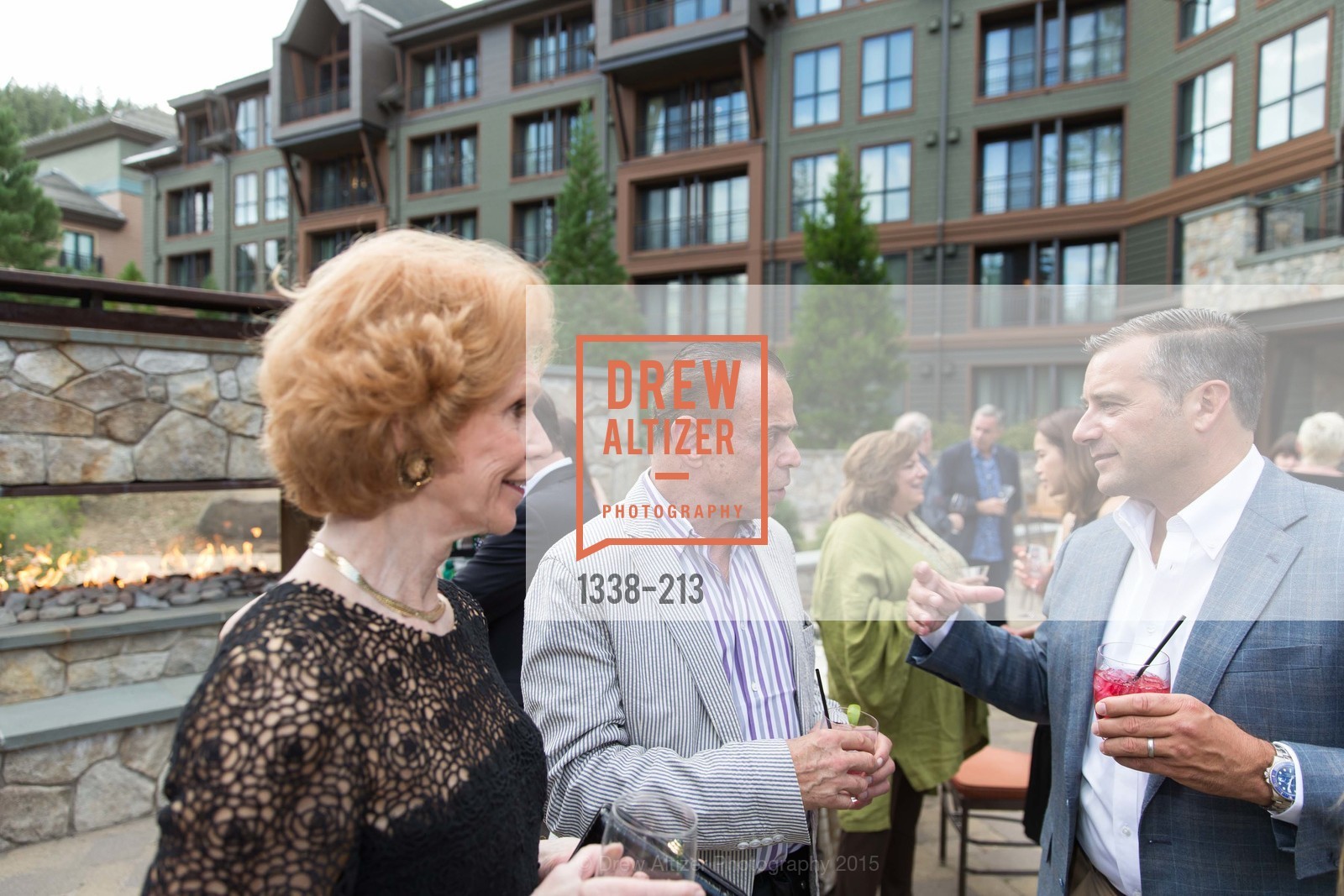 Patricia Jeffries, Boaz Mazor, Aaron Giovara, Gucci & Vogue Dinner, Ritz-Carlton, Lake Tahoe. Ritz-Carlton, Lake Tahoe, July 31st, 2015, Photo #1338-213 Patricia Jeffries, Boaz Mazor, Aaron Giovara, Photo #1338-213