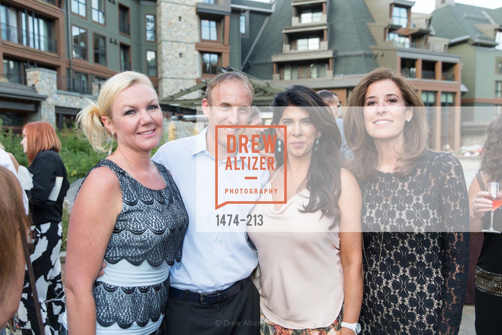 Kristen DeMay, Chris DeMay, Sujata Pherwani, Lauren Hancock, League to Save Lake Tahoe Sponsor Cocktail Party, Ritz-Carlton, Lake Tahoe, July 31st, 2015,Drew Altizer, Drew Altizer Photography, full-service agency, private events, San Francisco photographer, photographer california