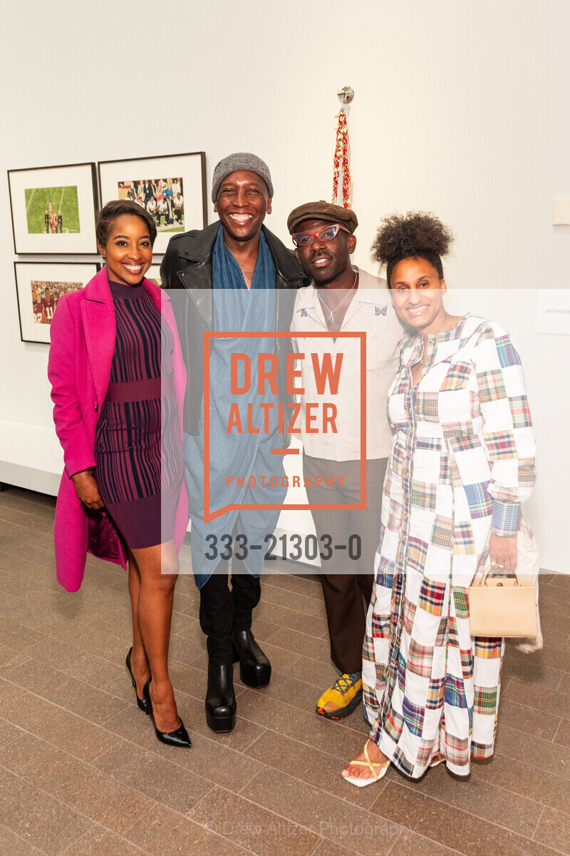 Kumasi Aron, Marvin K. White, Andrè Bloodstone Singleton, Akilah Cadet, Crafting Radicality: Bay Area Artists from the Svane Gift, de Young Museum @ 50 Hagiwara Tea Garden Dr, SF, CA 94118 US. de Young Museum @ 50 Hagiwara Tea Garden Dr, SF, CA 94118 US, Photo #333-21303-0 Kumasi Aron, Marvin K. White, Andrè Bloodstone Singleton, Akilah Cadet, Photo #333-21303-0