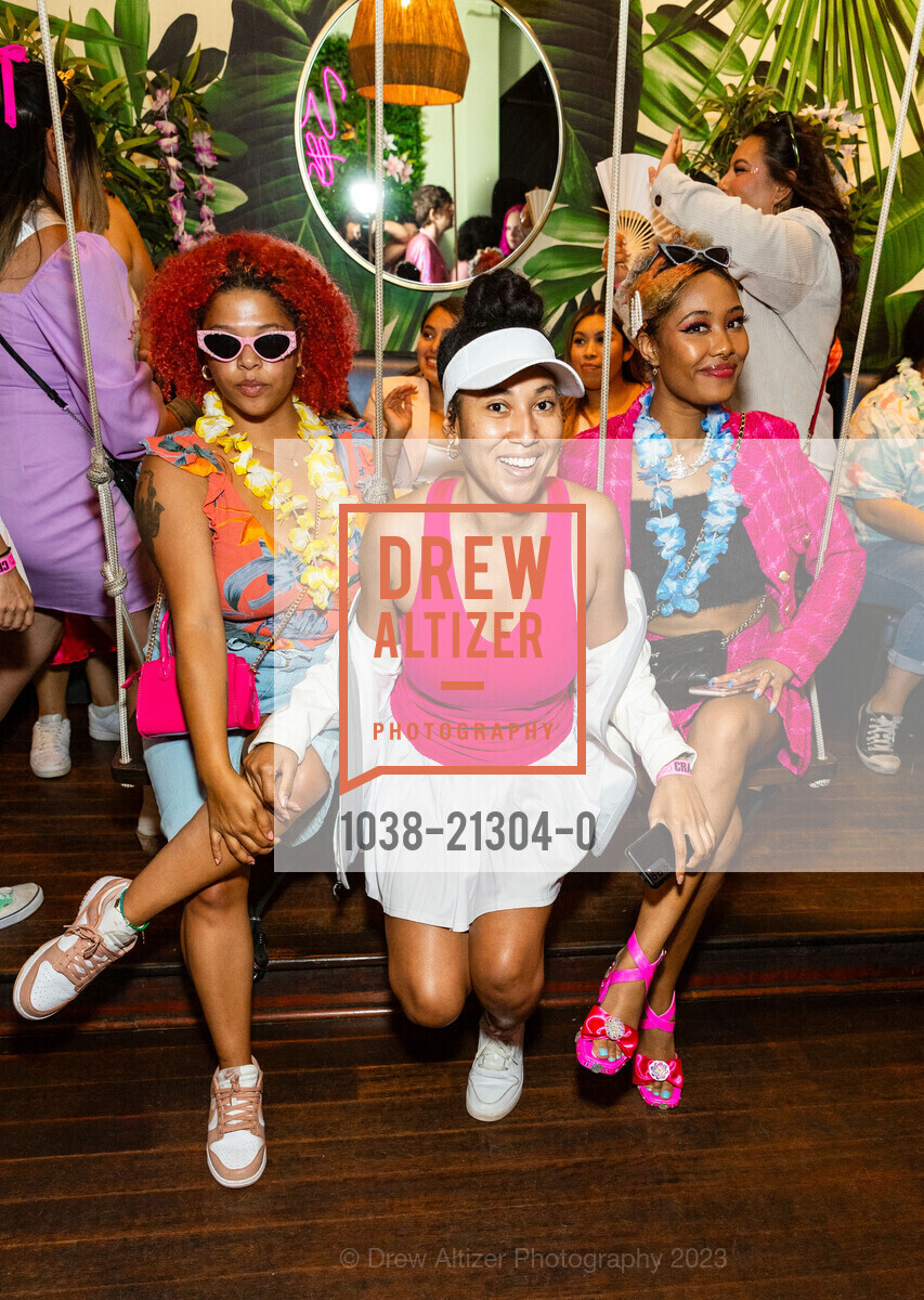 Isabel Catlett, Alana Miller, Ariel Webb, Crawl SF hosts Barbie Crawl, Del Mar. Del Mar, July 22nd, 2023, Photo #1038-21304-0 Isabel Catlett, Alana Miller, Ariel Webb, Photo #1038-21304-0