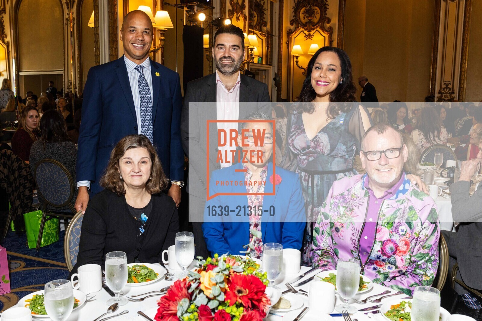 Terry Lewis, Sean Peake, Alex Bastian, Craig Shishido, Marisa Rodriguez, Mark Sullivan, Salvation Army Flower Power Luncheon, Fairmont San Francisco @ 950 Mason St, SF, CA 94108 US. Fairmont San Francisco @ 950 Mason St, SF, CA 94108 US, August 4th, 2023, Photo #1639-21315-0 Terry Lewis, Sean Peake, Alex Bastian, Craig Shishido, Marisa Rodriguez, Mark Sullivan, Photo #1639-21315-0