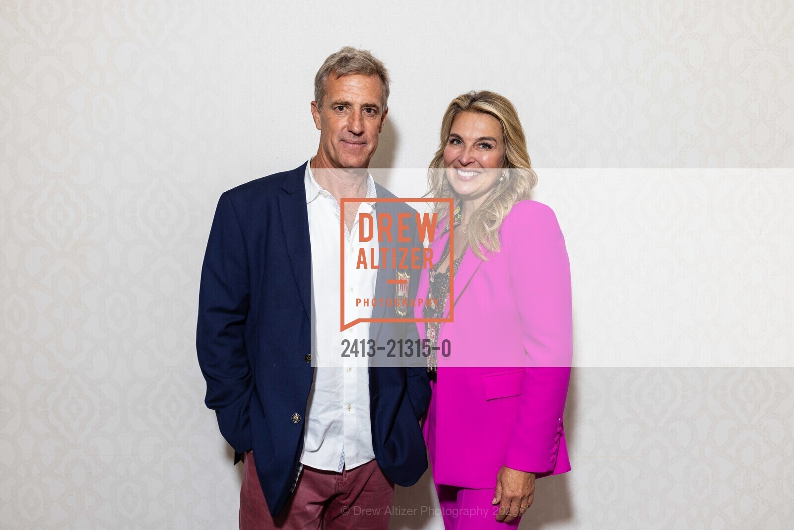 John Payne, Juliette Goodrich, Salvation Army Flower Power Luncheon, Fairmont San Francisco @ 950 Mason St, SF, CA 94108 US. Fairmont San Francisco @ 950 Mason St, SF, CA 94108 US, August 4th, 2023, Photo #2413-21315-0 John Payne, Juliette Goodrich, Photo #2413-21315-0