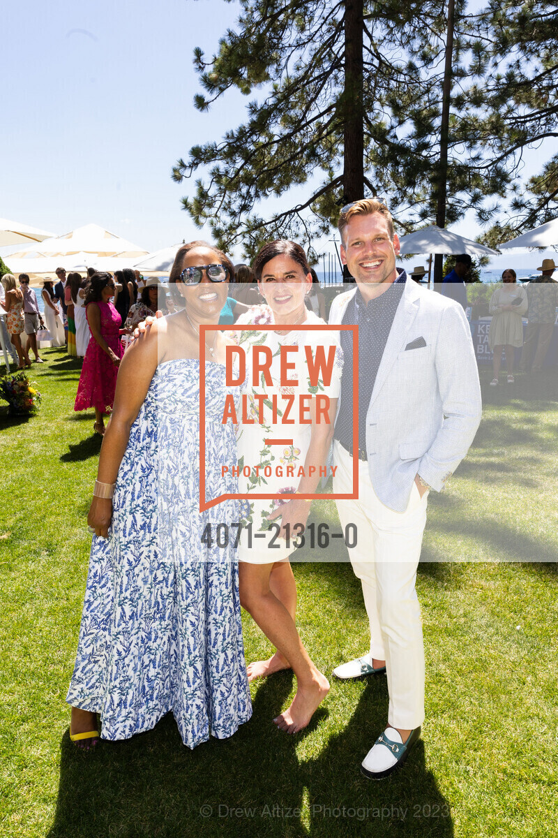 Karla Haynes, Kelly Campisi, Joshua Morgan, League to Save Lake Tahoe x ODLR Fashion Show, Lake Tahoe @ Private Residence, 1047 Lakeshore Blvd., Incline Village, NV 89451 US. Lake Tahoe @ Private Residence, 1047 Lakeshore Blvd., Incline Village, NV 89451 US, August 5th, 2023, Photo #4071-21316-0 Karla Haynes, Kelly Campisi, Joshua Morgan, Photo #4071-21316-0