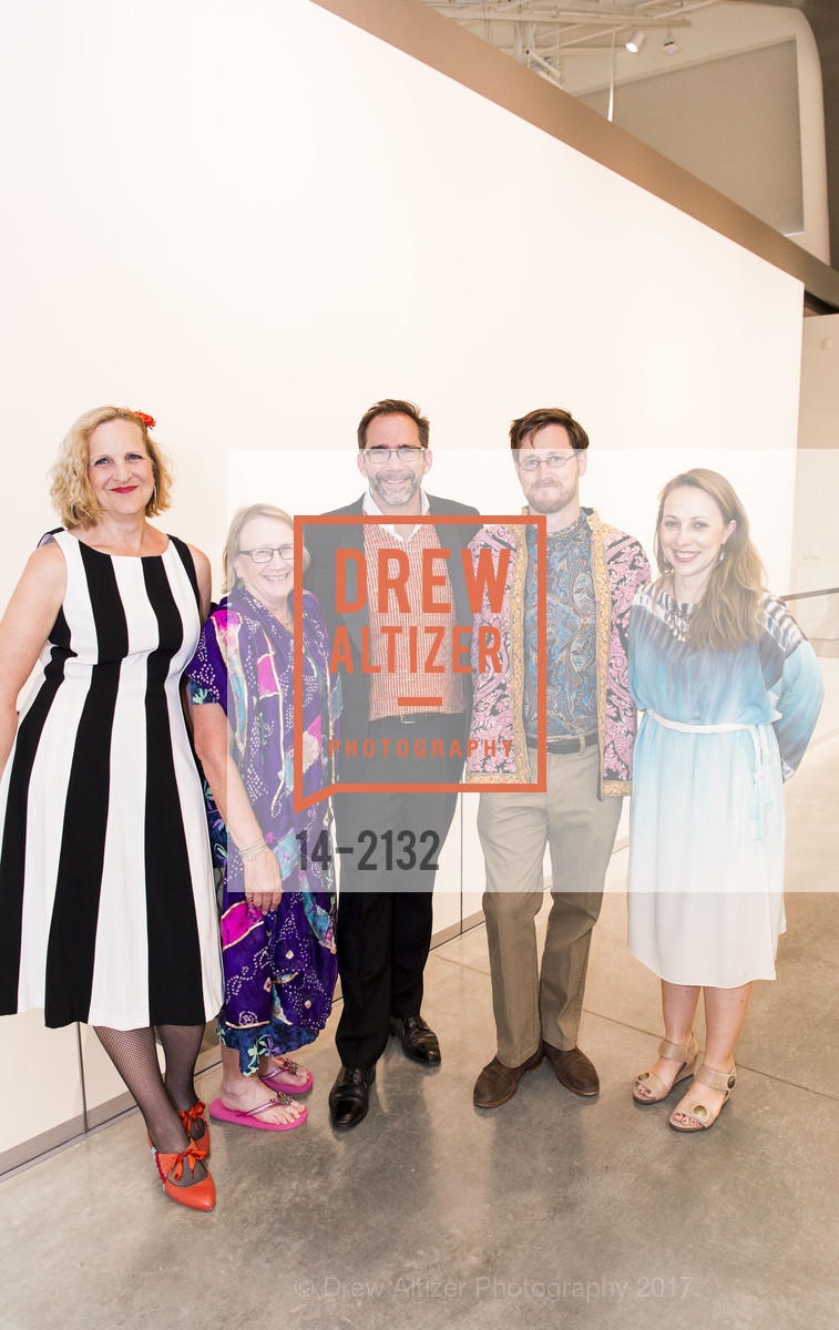 Ann Wiens, Julia White, Larry Rinder, Colter Jacobsen, Apsara DiQuinzio, BAMPFA Share the Love Gala 2017, BAMPFA. 2155 Center St, May 2nd, 2017, Photo #14-2132 Ann Wiens, Julia White, Larry Rinder, Colter Jacobsen, Apsara DiQuinzio, Photo #14-2132