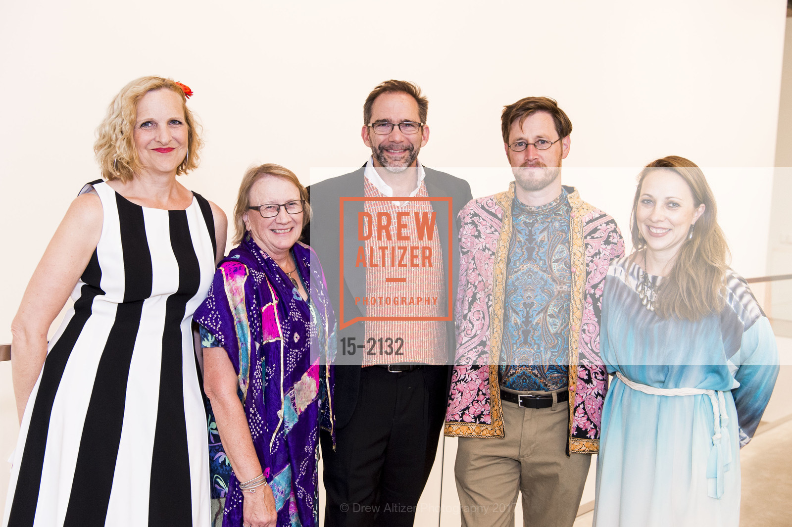 Ann Wiens, Julia White, Larry Rinder, Colter Jacobsen, Apsara DiQuinzio, BAMPFA Share the Love Gala 2017, BAMPFA. 2155 Center St, May 2nd, 2017, Photo #15-2132 Ann Wiens, Julia White, Larry Rinder, Colter Jacobsen, Apsara DiQuinzio, Photo #15-2132