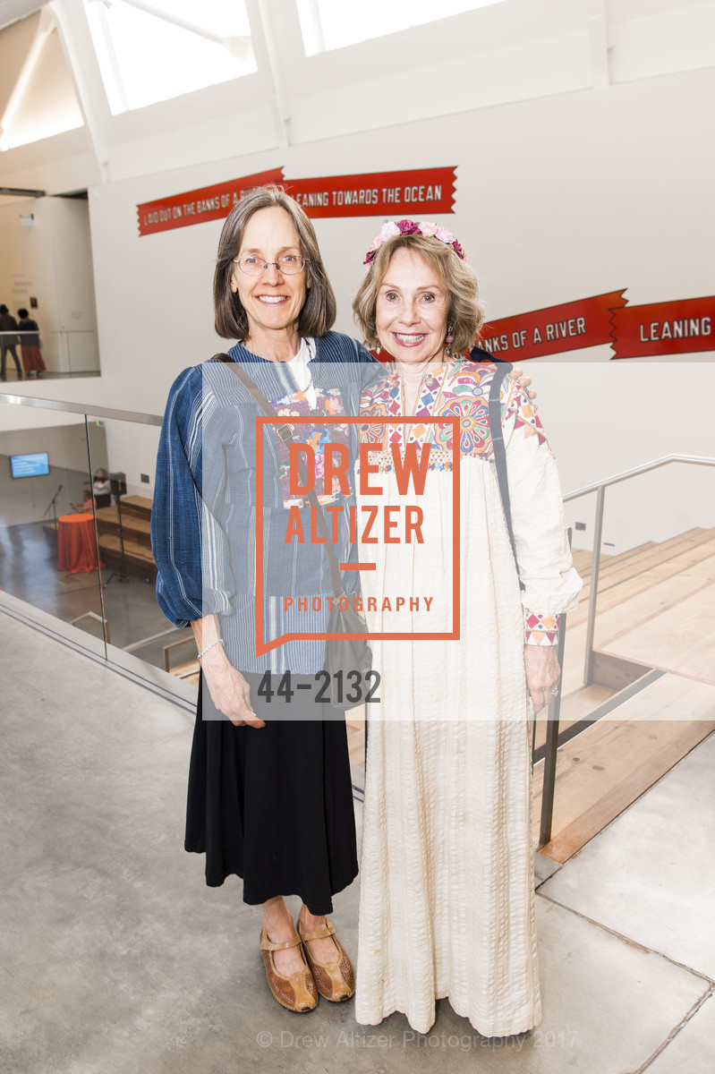 Karen Morris, Joan Roebuck, BAMPFA Share the Love Gala 2017, BAMPFA. 2155 Center St, May 2nd, 2017, Photo #44-2132 Karen Morris, Joan Roebuck, Photo #44-2132