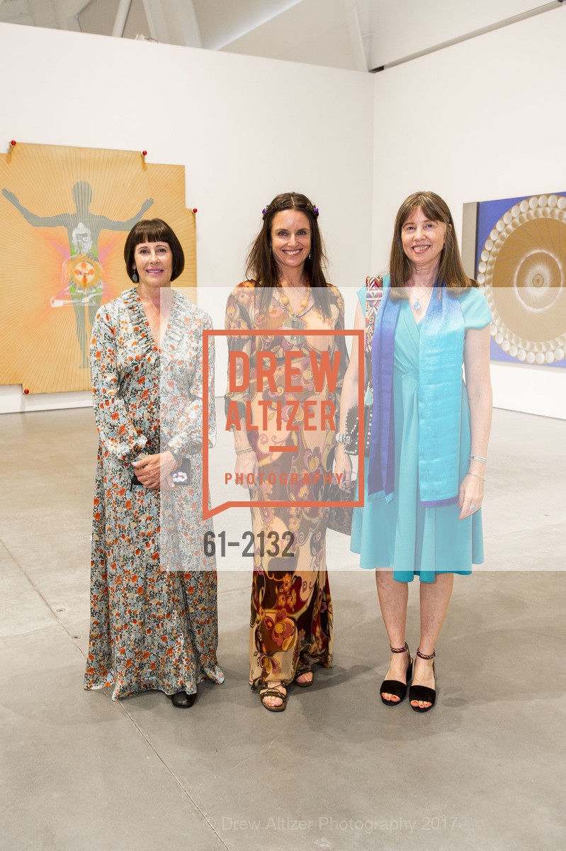 Carla Emil, Carla Crane, Leslie Berriman, BAMPFA Share the Love Gala 2017, BAMPFA. 2155 Center St, May 2nd, 2017, Photo #61-2132 Carla Emil, Carla Crane, Leslie Berriman, Photo #61-2132