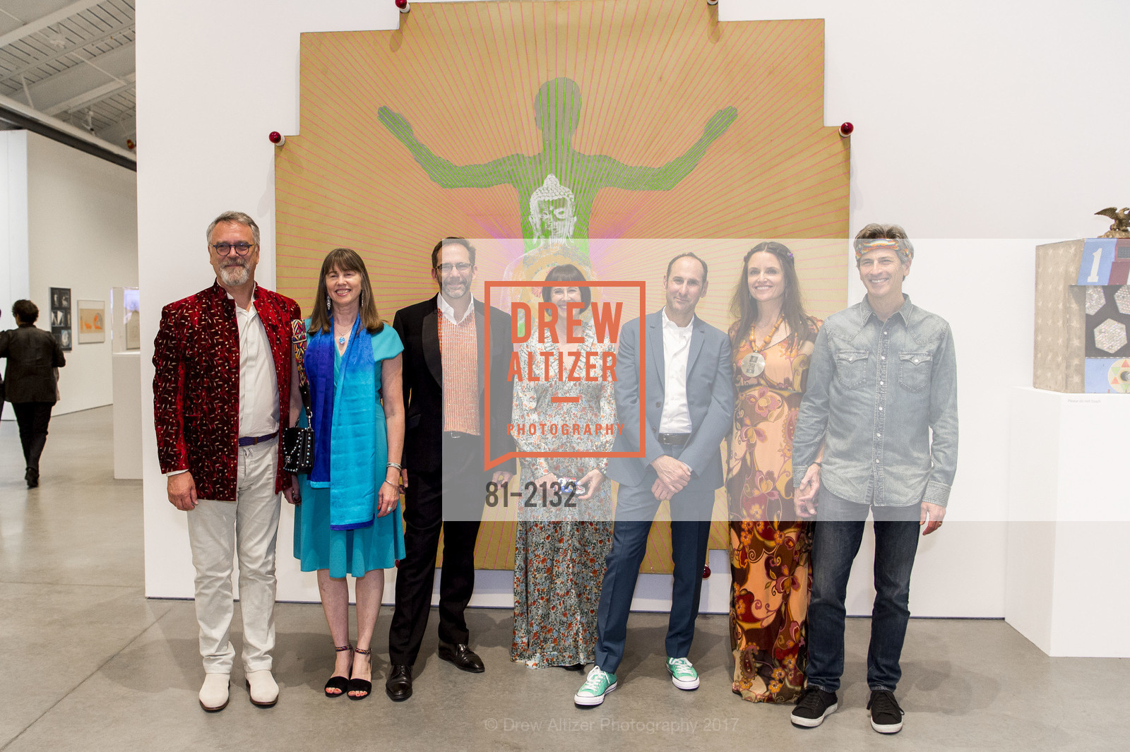 Nion McEvoy, Leslie Berriman, Larry Rinder, Carla Emil, Rich Silverstein, Carla Crane, David Crane, BAMPFA Share the Love Gala 2017, BAMPFA. 2155 Center St, May 2nd, 2017, Photo #81-2132 Nion McEvoy, Leslie Berriman, Larry Rinder, Carla Emil, Rich Silverstein, Carla Crane, David Crane, Photo #81-2132