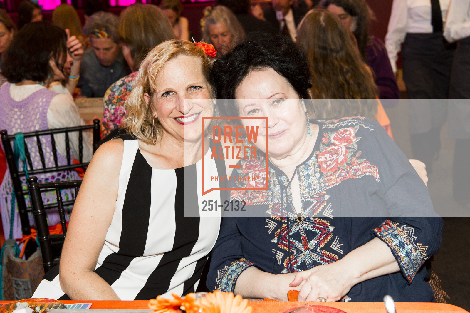 Jennette Sears, Ann Wiens, BAMPFA Share the Love Gala 2017, BAMPFA. 2155 Center St, May 2nd, 2017, Photo #251-2132 Jennette Sears, Ann Wiens, Photo #251-2132