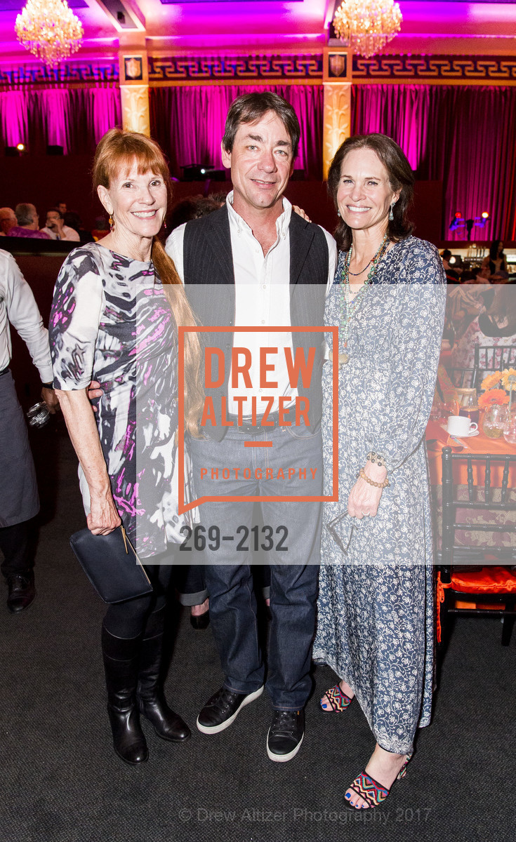 Helen Spalding, Paul Wattis, Randi Fisher, BAMPFA Share the Love Gala 2017, BAMPFA. 2155 Center St, May 2nd, 2017, Photo #269-2132 Helen Spalding, Paul Wattis, Randi Fisher, Photo #269-2132