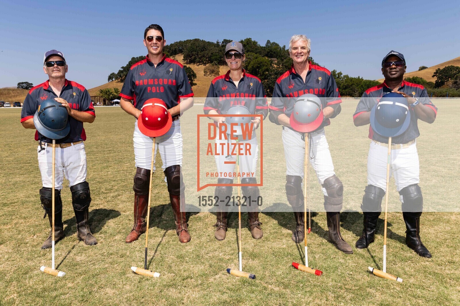 Richard Mansfield, Jesse Lee Eller, Steve Baumhoff, Akin Sotomi, Oyster Cup Polo Tournament 2023, Cerro Pampa Polo Club @ 1295 San Antonio Rd, Petaluma, CA 94952 US. Cerro Pampa Polo Club @ 1295 San Antonio Rd, Petaluma, CA 94952 US, August 5th, 2023, Photo #1552-21321-0 Richard Mansfield, Jesse Lee Eller, Steve Baumhoff, Akin Sotomi, Photo #1552-21321-0