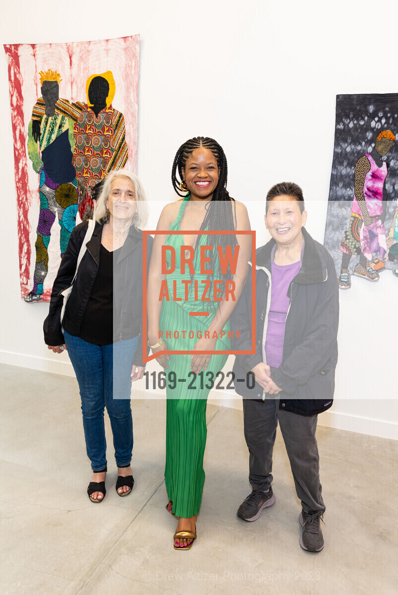 Leslie Simon, Adana Tillman, Noemi Sloan, I AM EVERYDAY PEOPLE" Adana Tillman at Jonathan Carver Moore, Jonathan Carver Moore @ 966 Market St, SF, CA 94102 US. Jonathan Carver Moore @ 966 Market St, SF, CA 94102 US, August 10th, 2023, Photo #1169-21322-0 Leslie Simon, Adana Tillman, Noemi Sloan, Photo #1169-21322-0