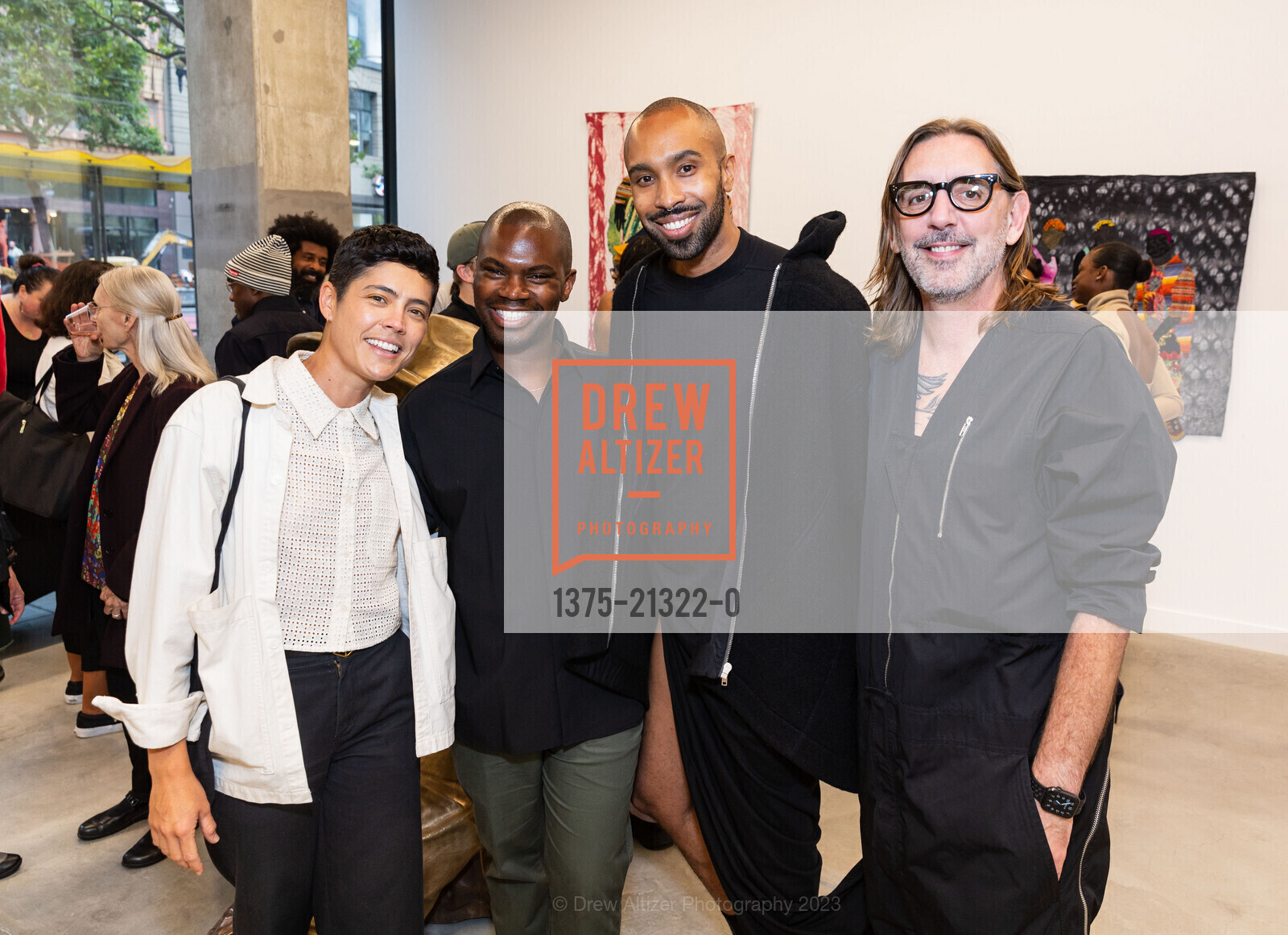 Alma Landeta, Jonathan Carver Moore, Matthew McTire, Les McTire, I AM EVERYDAY PEOPLE" Adana Tillman at Jonathan Carver Moore, Jonathan Carver Moore @ 966 Market St, SF, CA 94102 US. Jonathan Carver Moore @ 966 Market St, SF, CA 94102 US, August 10th, 2023, Photo #1375-21322-0 Alma Landeta, Jonathan Carver Moore, Matthew McTire, Les McTire, Photo #1375-21322-0